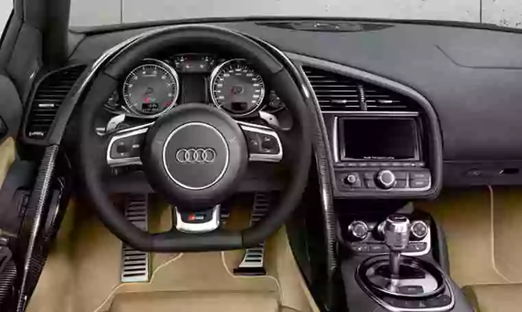 Ride A Audi R8 Spyder Dubai Airport 
